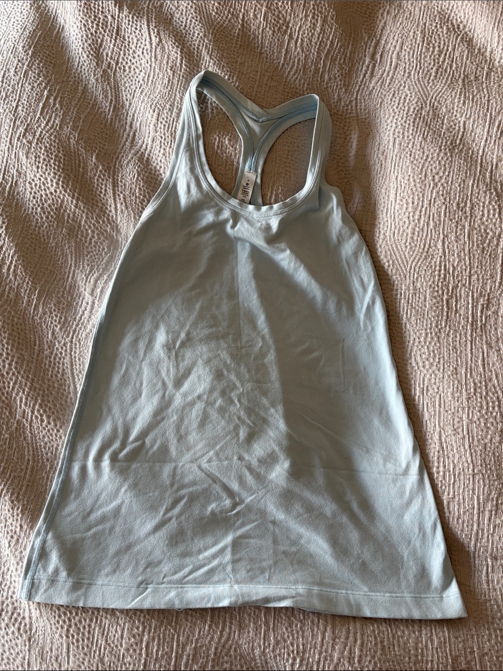 lululemon athletica Lululemon Cool Racerback Tank Top Pale Blue